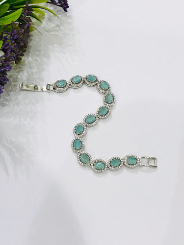 Mint Tennis Bracelet